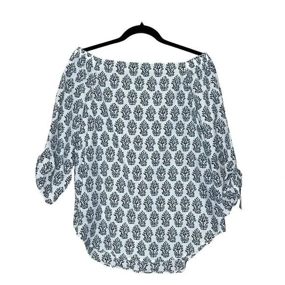 J. McLaughlin women’s “Natasha” off the shoulder lightweight blouse size small - Picture 3 of 6